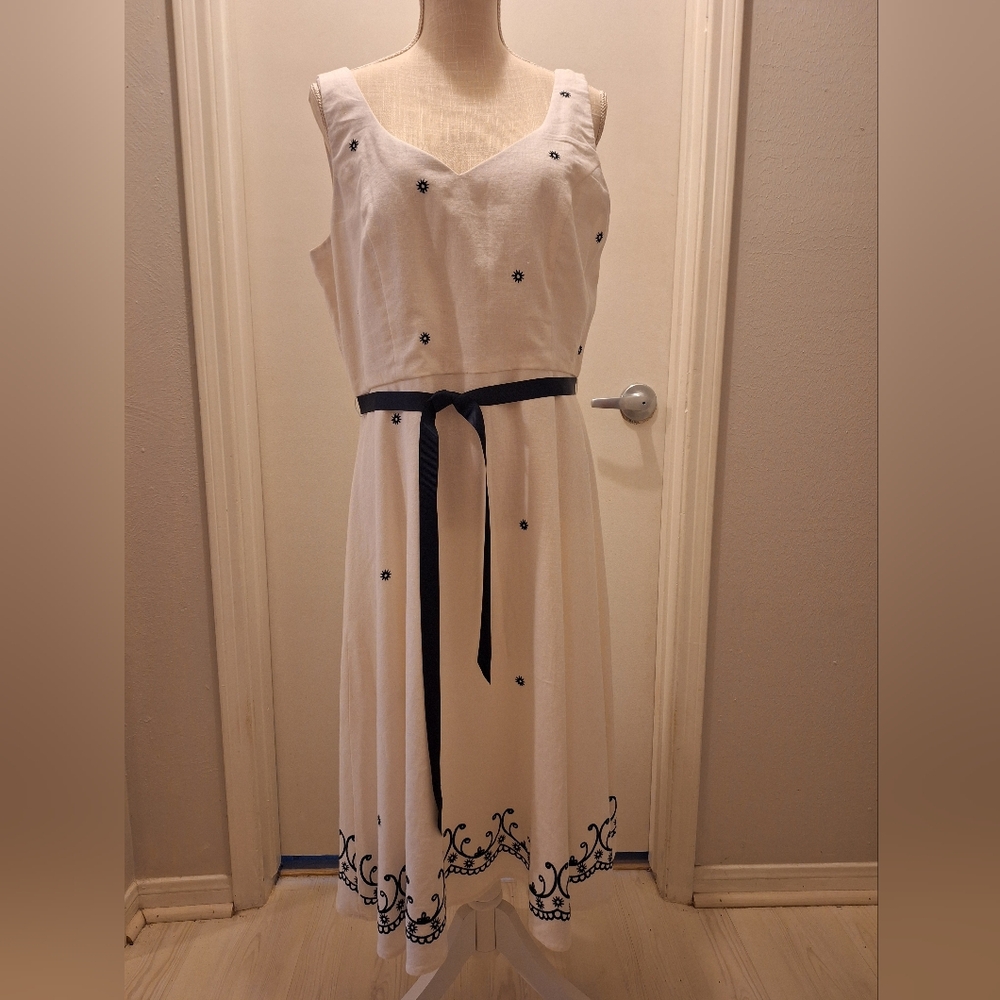 Linen Sleveless Sundress